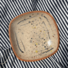 Plato de ceramica cuadrado