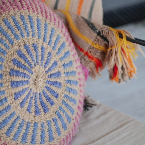 ALMOHADON DE LANA DE OVEJA, TEJIDO EN TELAR CIRCULAR - Image 10